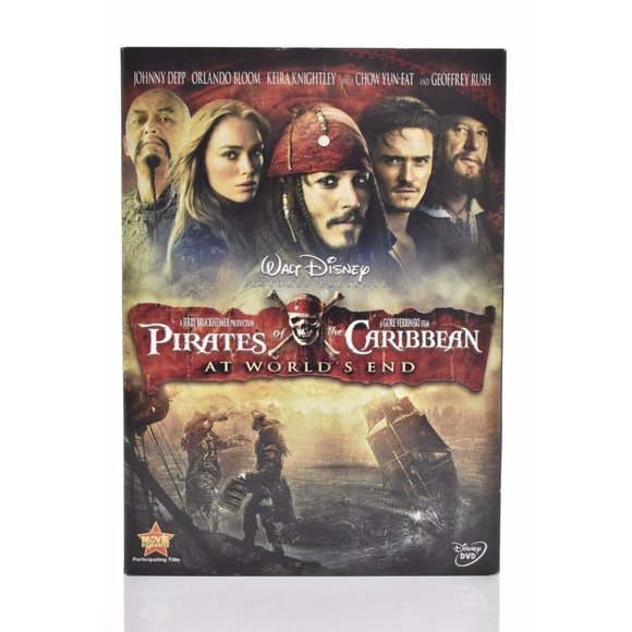Disney Pirates Of The Caribbean 1, 2 & 3 Movie DVD - Picture 2 of 4